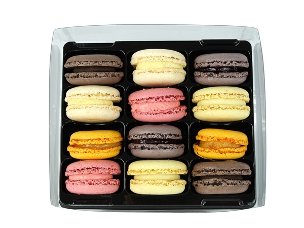 Macarons assorti, 12 stuks